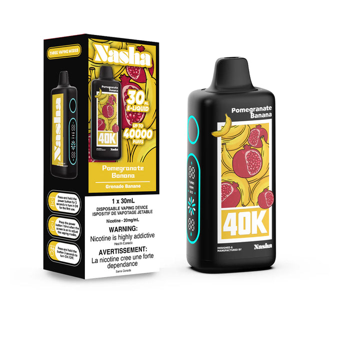 Pomegranate Banana Nasha - Disposable 40K by NASHA