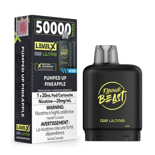 Pumped Up Pineapple by Level X Flavour Beast G2 Ultra 50K