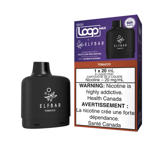 Tobacco Stlth Loop Max x Elf Bar Pod 50K