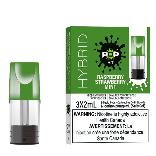 Raspberry Strawberry Mint Stlth Pods by Pop Hybrid