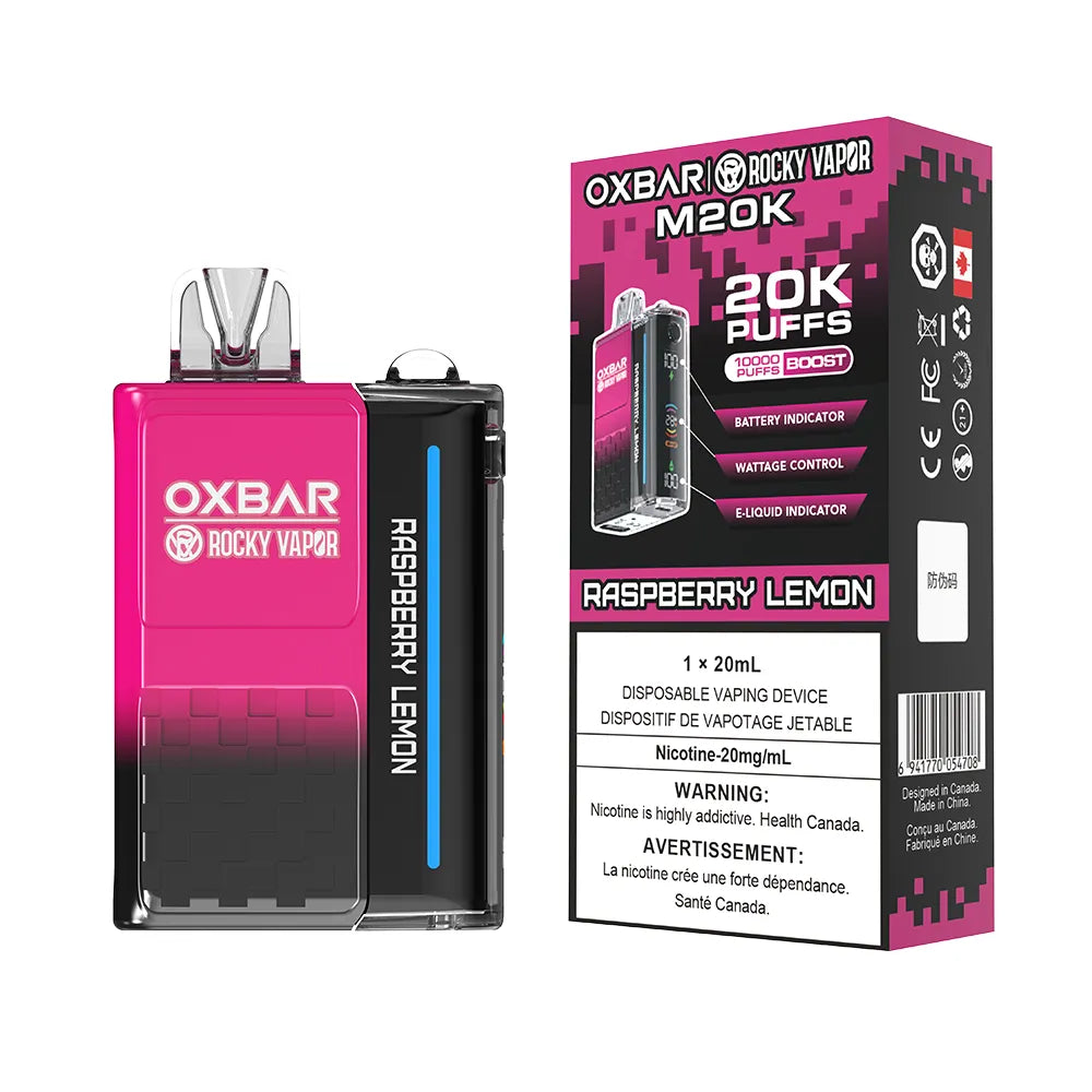 Raspberry Lemon Oxbar M20K - Disposable Vape by OXBAR