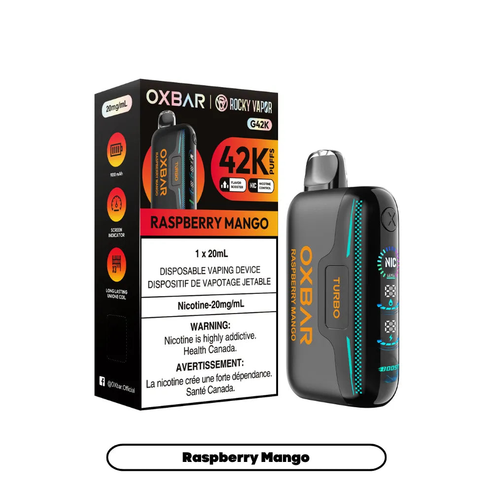 Raspberry Mango Oxbar G42K - Disposable 42K by OXBAR