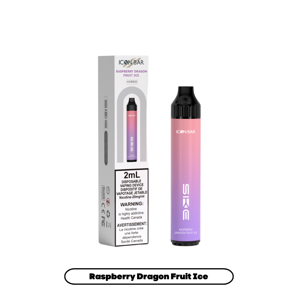 Raspberry Dragon Fruit Ice Icon Bar Hybrid - Disaposable 2K