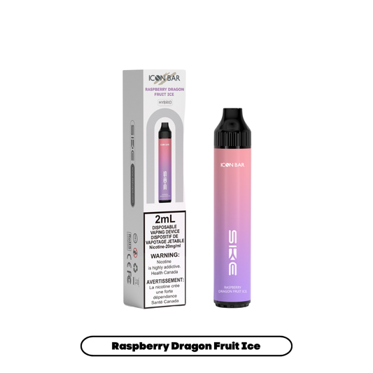 Raspberry Dragon Fruit Ice Icon Bar Hybrid - Disaposable 2K