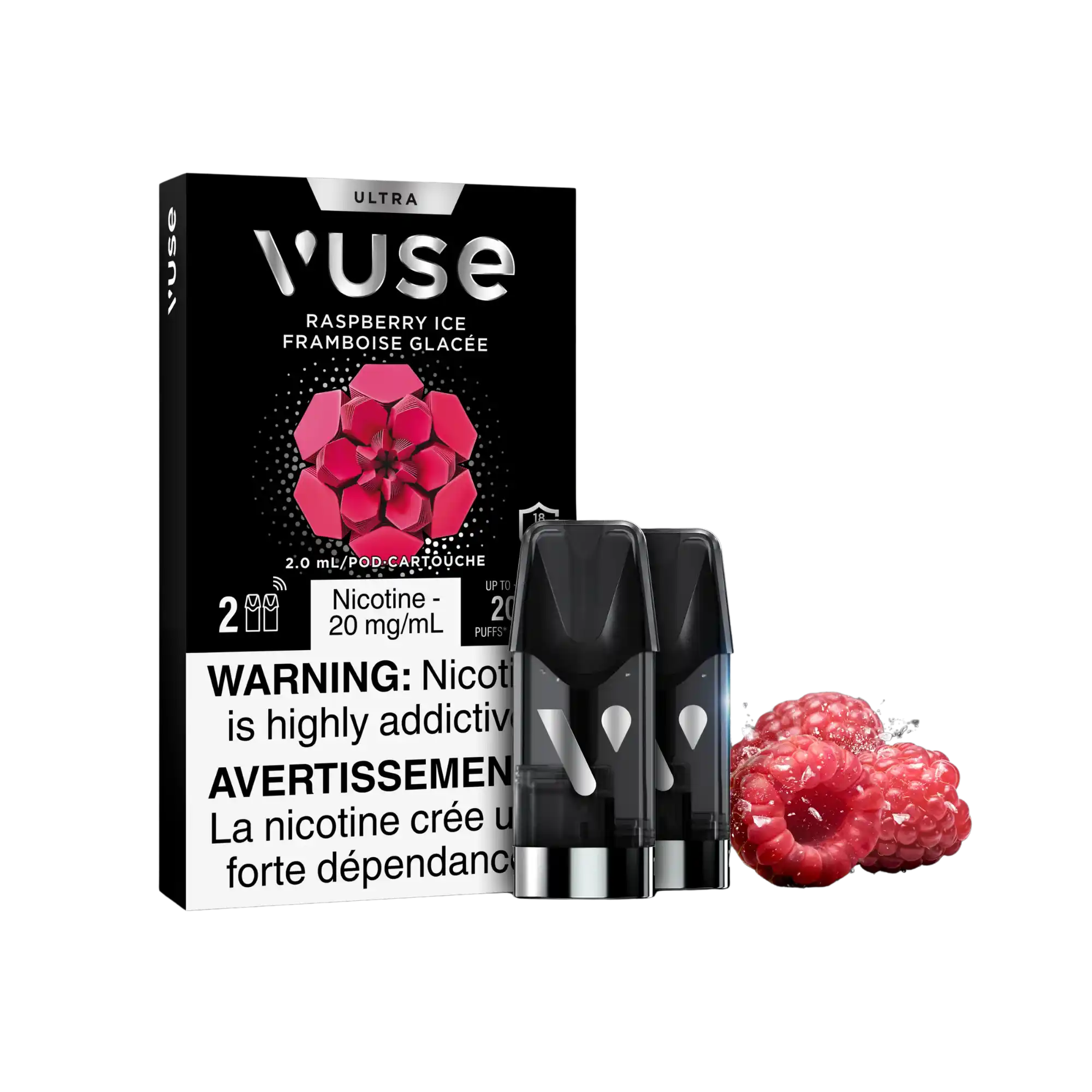 Raspberry Ice Vuse Ultra Pods