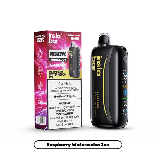 Raspberry Watermelon Ice Insta Bar Mega Pro 160K - Disposable Vape