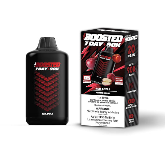 Red Apple Boosted 7 Day 90K - Disposable Vape