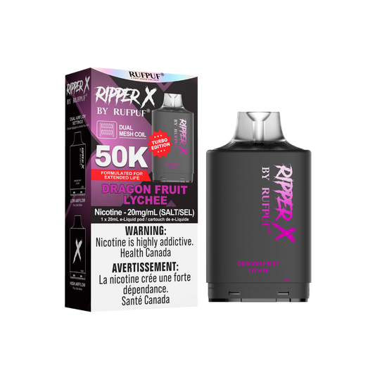 Dragon Fruit Lychee Rufpuf Ripper X Pods 50K