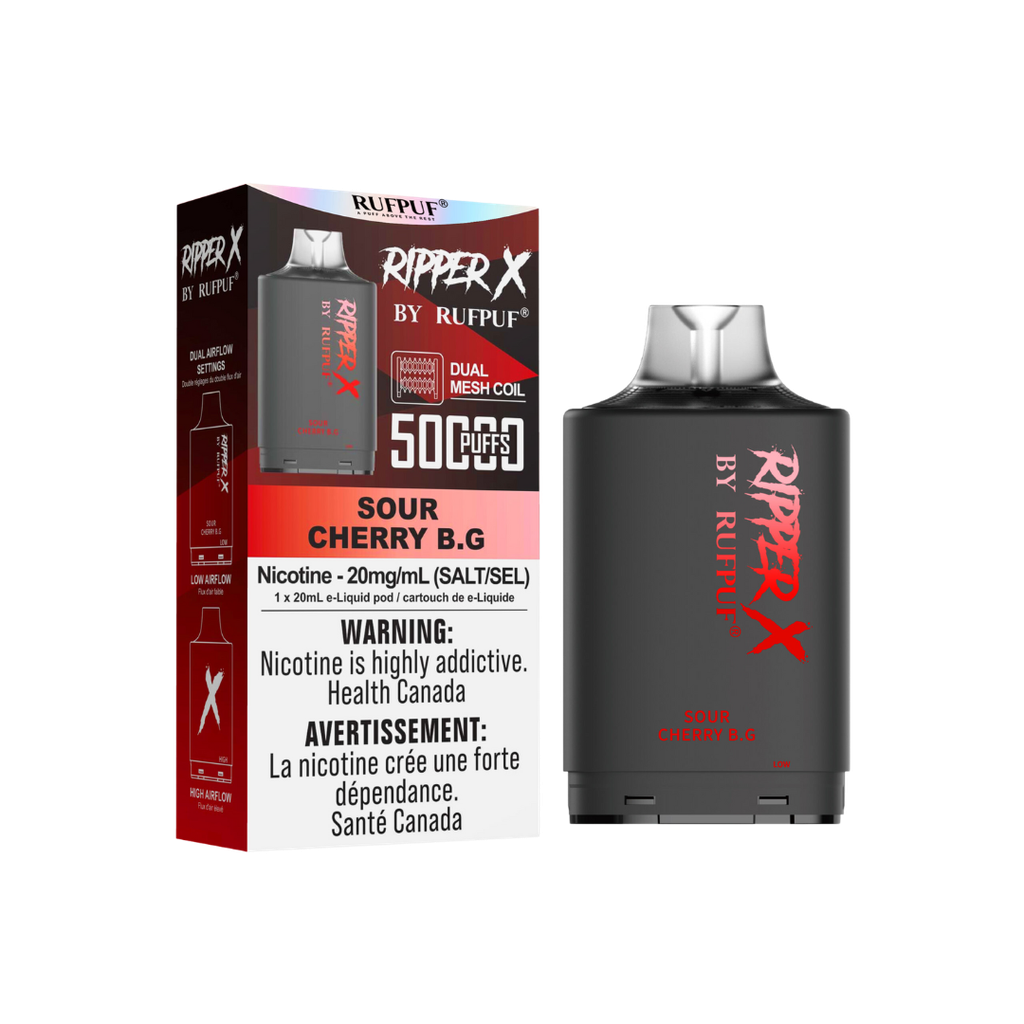 Sour Cherry B.G Rufpuf Ripper X Pods 50K