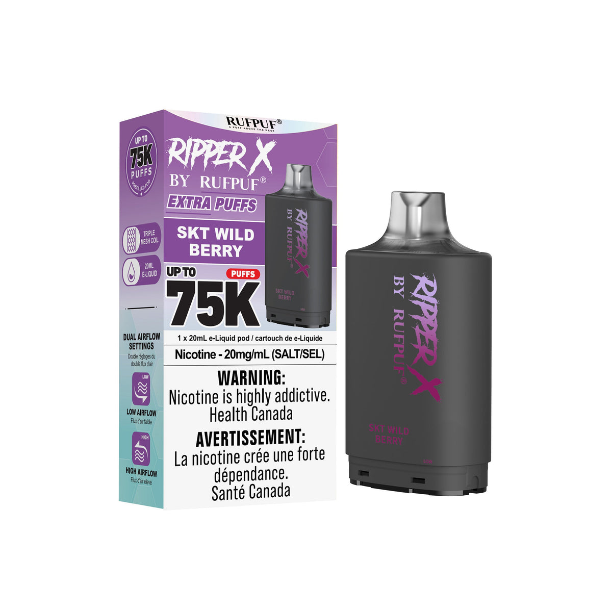SKT Wild Berry Rufpuf Ripper X Pods 75K