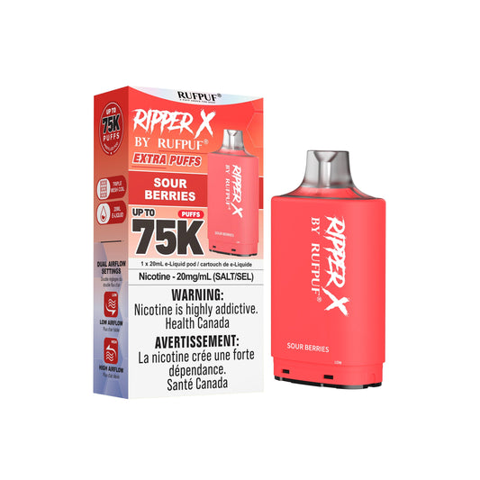 Sour Berries Rufpuf Ripper X Pods 75K