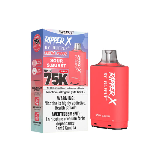 Sour S.burst Rufpuf Ripper X Pods 75K