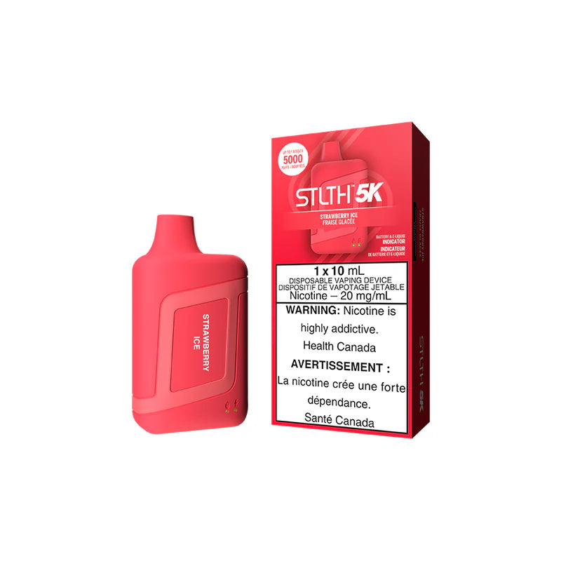 Strawberry Ice Stlth 5K Box - Disposable Vape
