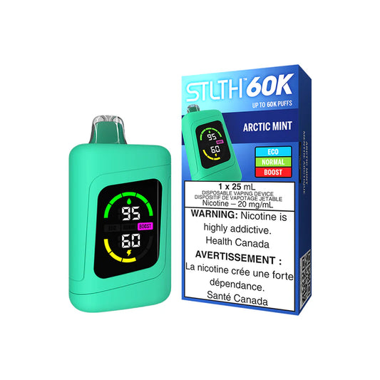 Arctic Mint Stlth 60K - Disposable Vape