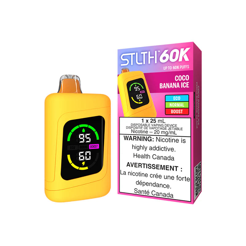 Coco Banana Ice Stlth 60K - Disposable Vape