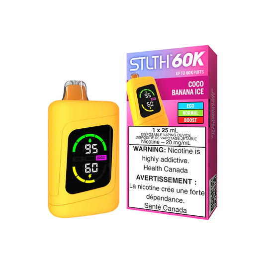 Coco Banana Ice Stlth 60K - Disposable Vape