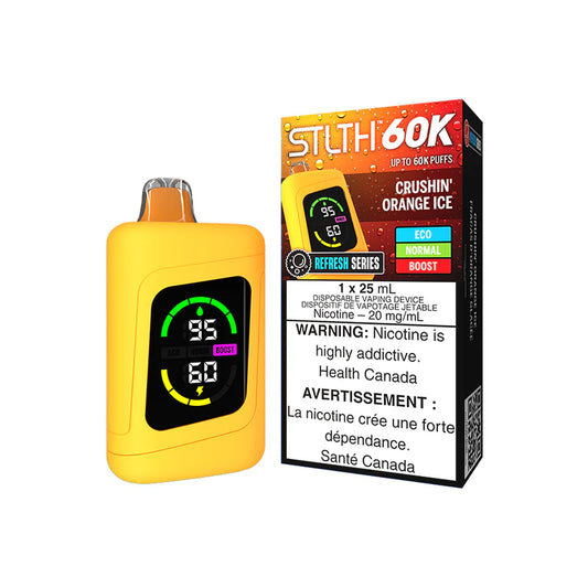 Crushin Orange Ice Stlth 60K Refresh Series - Disposable Vape
