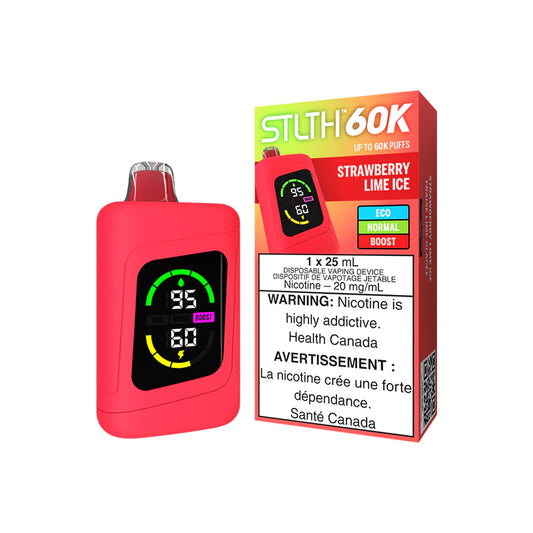 Strawberry Lime Ice Stlth 60K - Disposable Vape