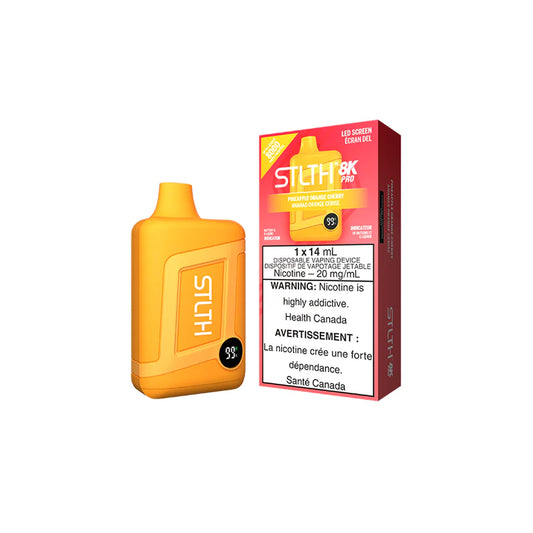 Pineapple Orange Cherry Stlth 8K Pro - Disposable Vape