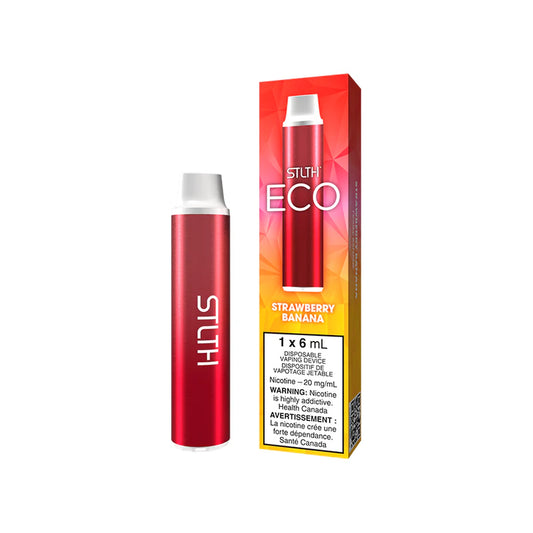Strawberry Banana Stlth ECO - Disposable Vape
