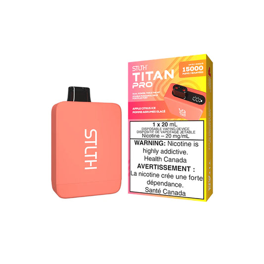 Apple Citrus Ice Stlth Titan Pro - Disposable 15K