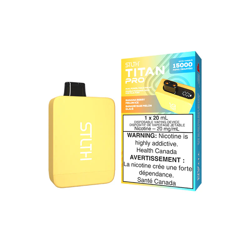 Banana Berry Melon Ice Stlth Titan Pro - Disposable 15K