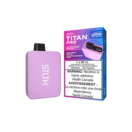 Double Berry Twist Ice Stlth Titan Pro - Disposable 15K