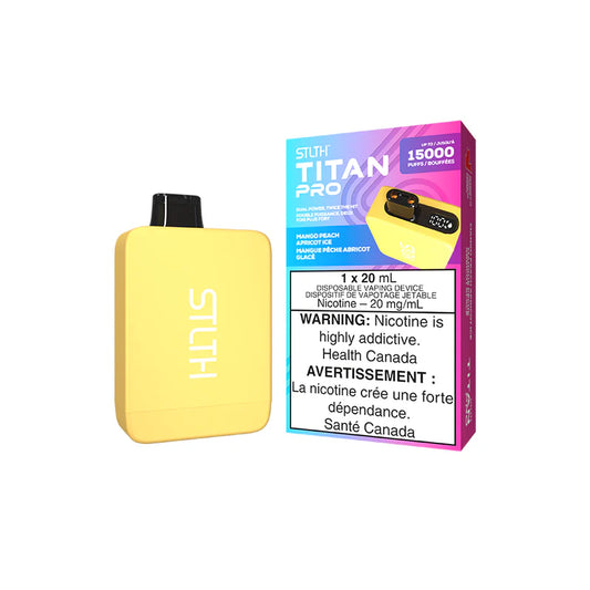 Mango Peach Apricot Ice Stlth Titan Pro - Disposable 15K