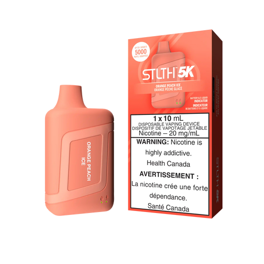 Orange Peach Ice Stlth 5K Box - Disposable Vape