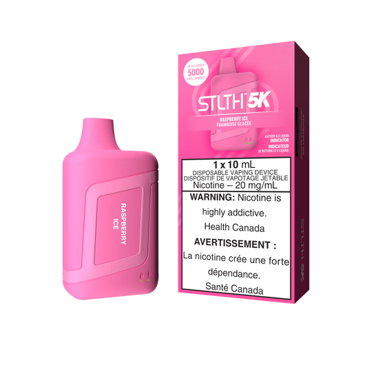 Raspberry Ice Stlth 5K Box - Disposable Vape