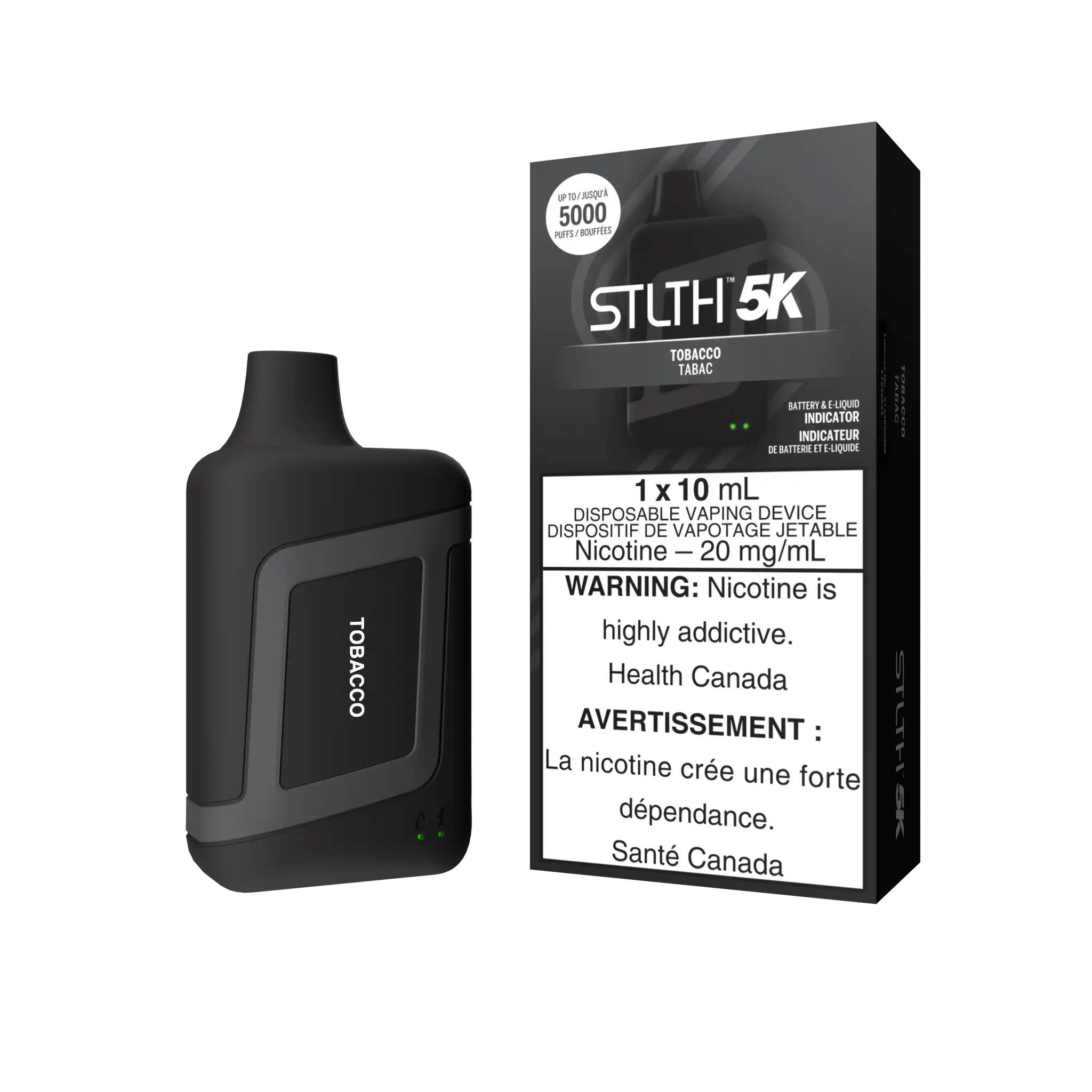 Tobacco Stlth 5K Box - Disposable Vape
