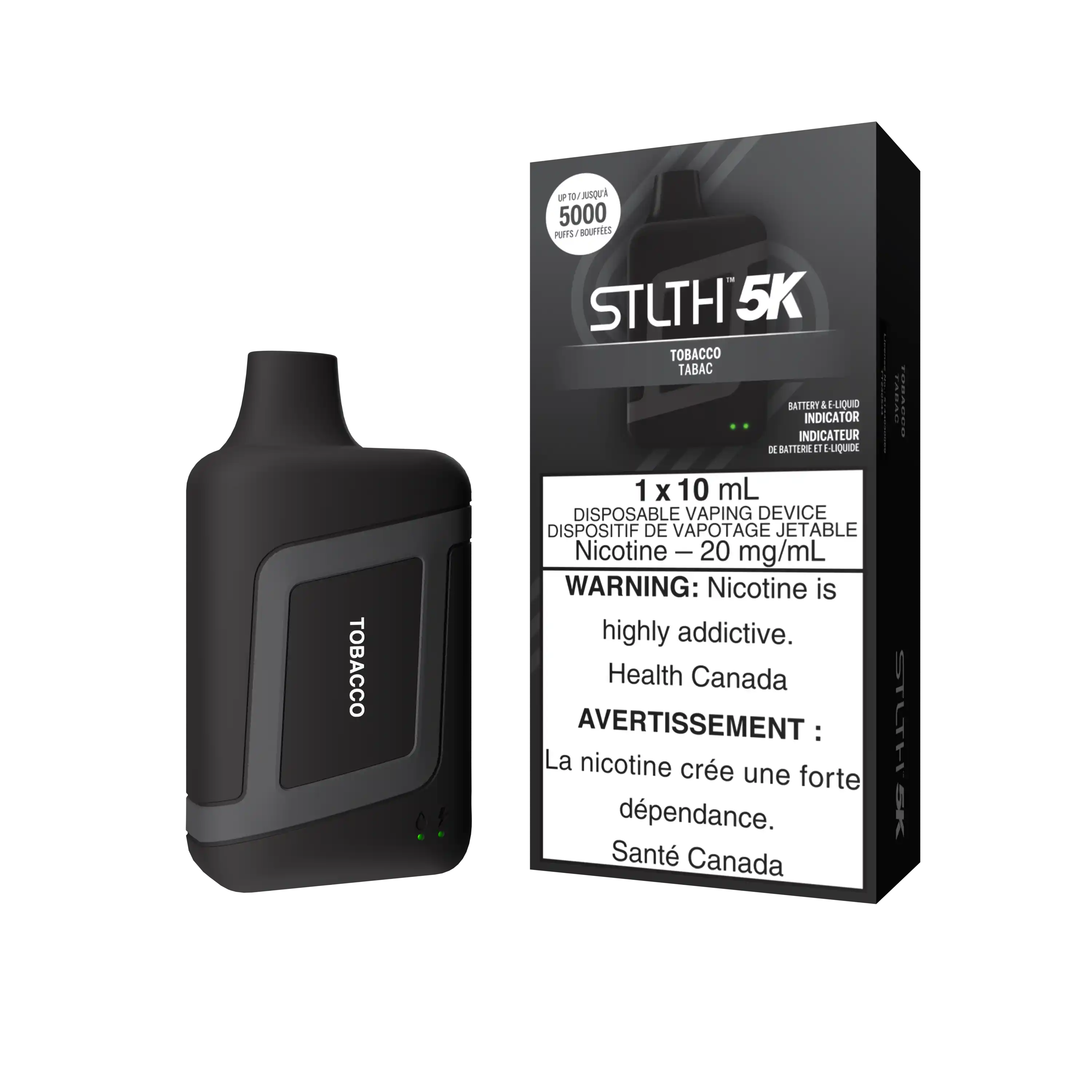 Tobacco Stlth 5K Box - Disposable Vape