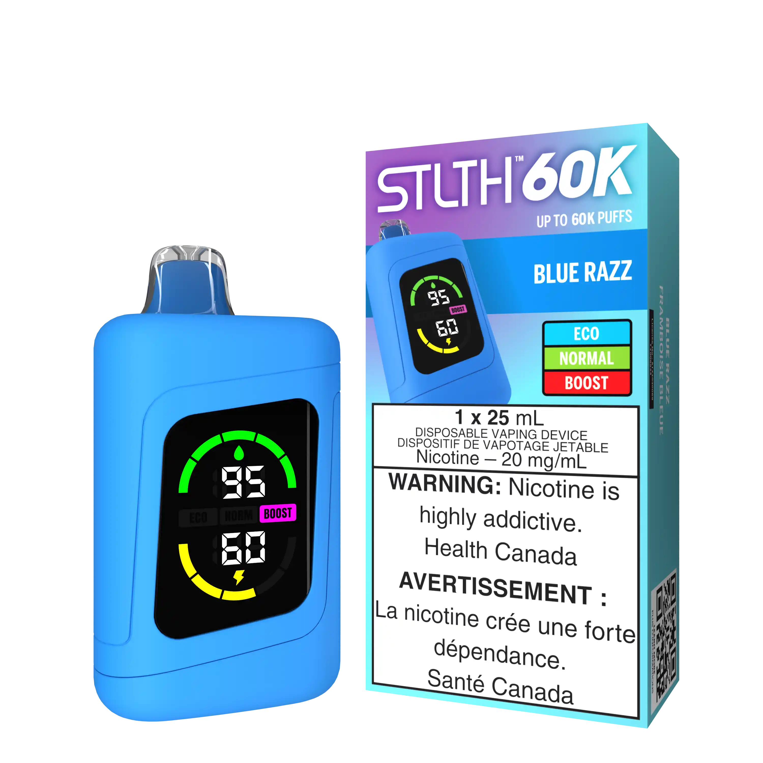 Blue Razz Stlth 60K - Disposable Vape by STLTH
