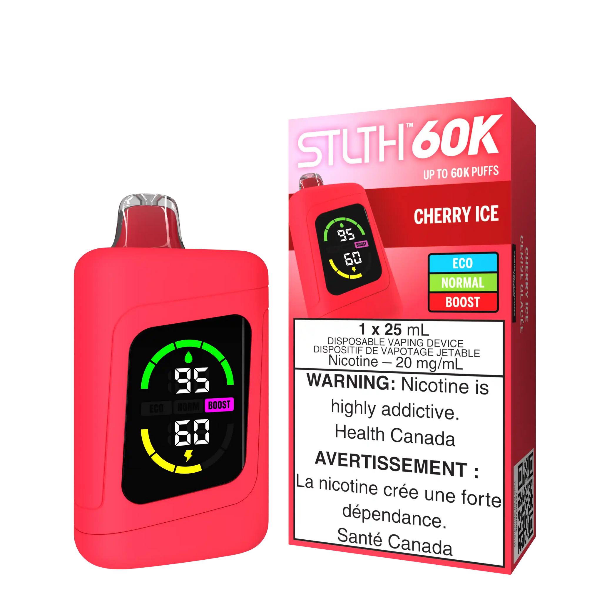 Cherry Ice Stlth 60K - Disposable Vape