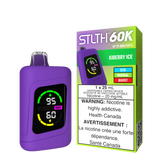 Kiberry Ice Stlth 60K - Disposable Vape