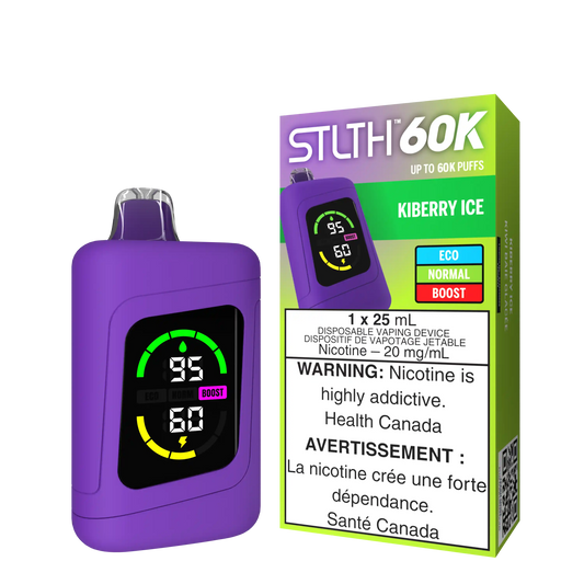 Kiberry Ice Stlth 60K - Disposable Vape