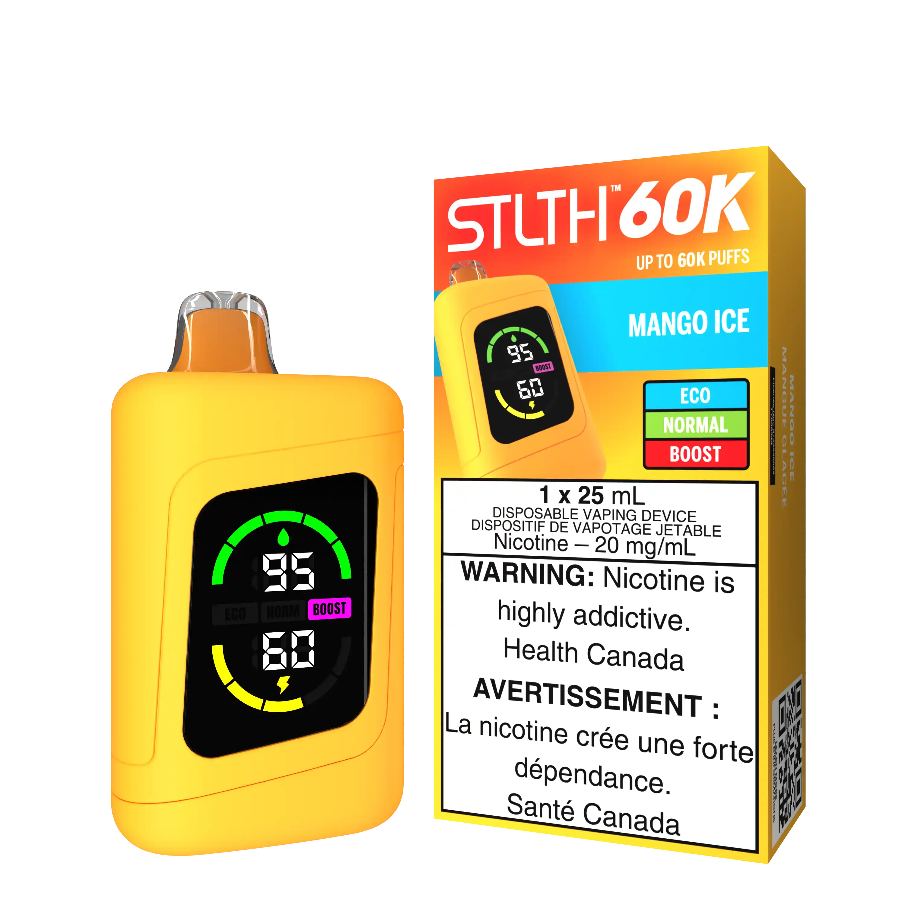Mango Ice Stlth 60K - Disposable Vape by STLTH