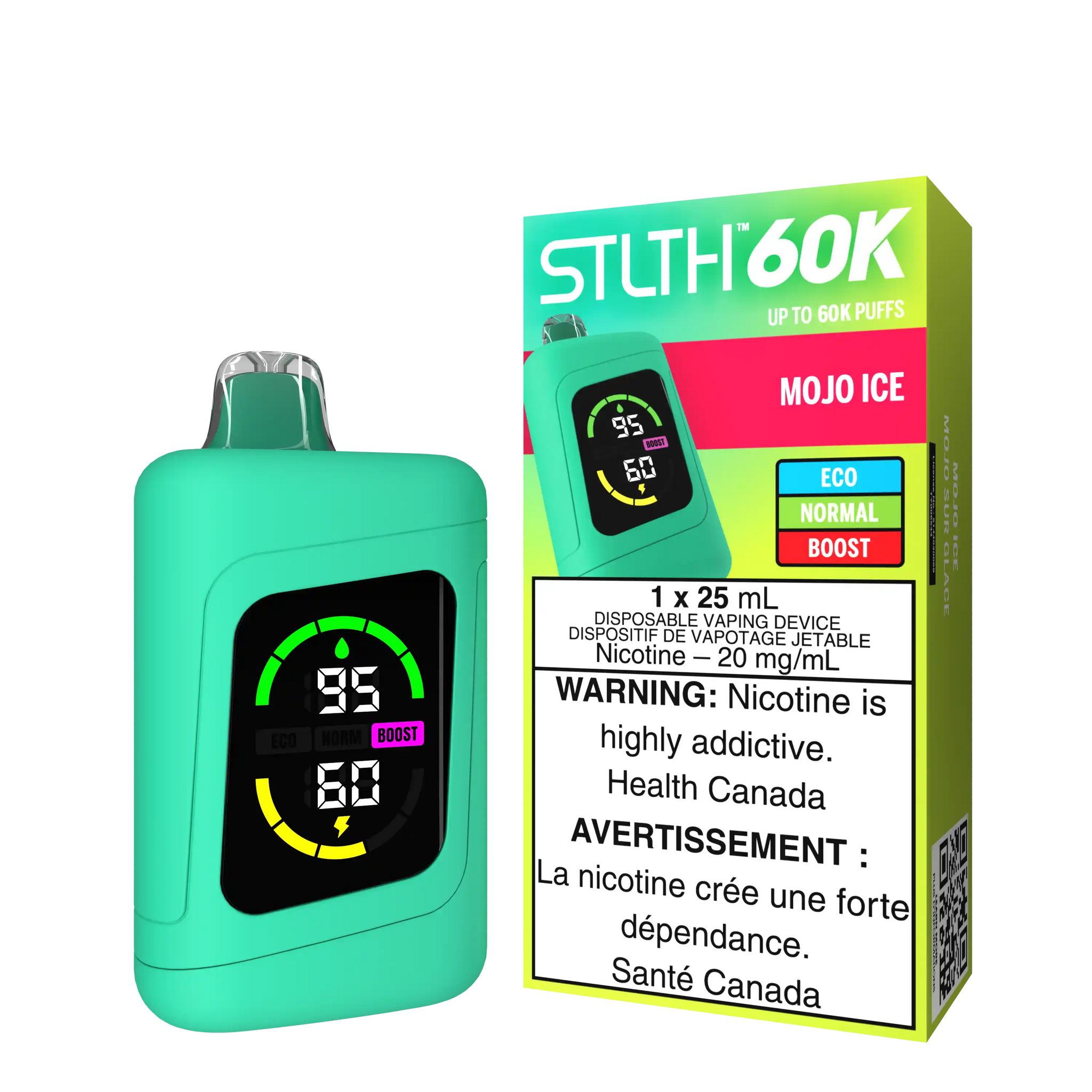 Mojo Ice Stlth 60K - Disposable Vape