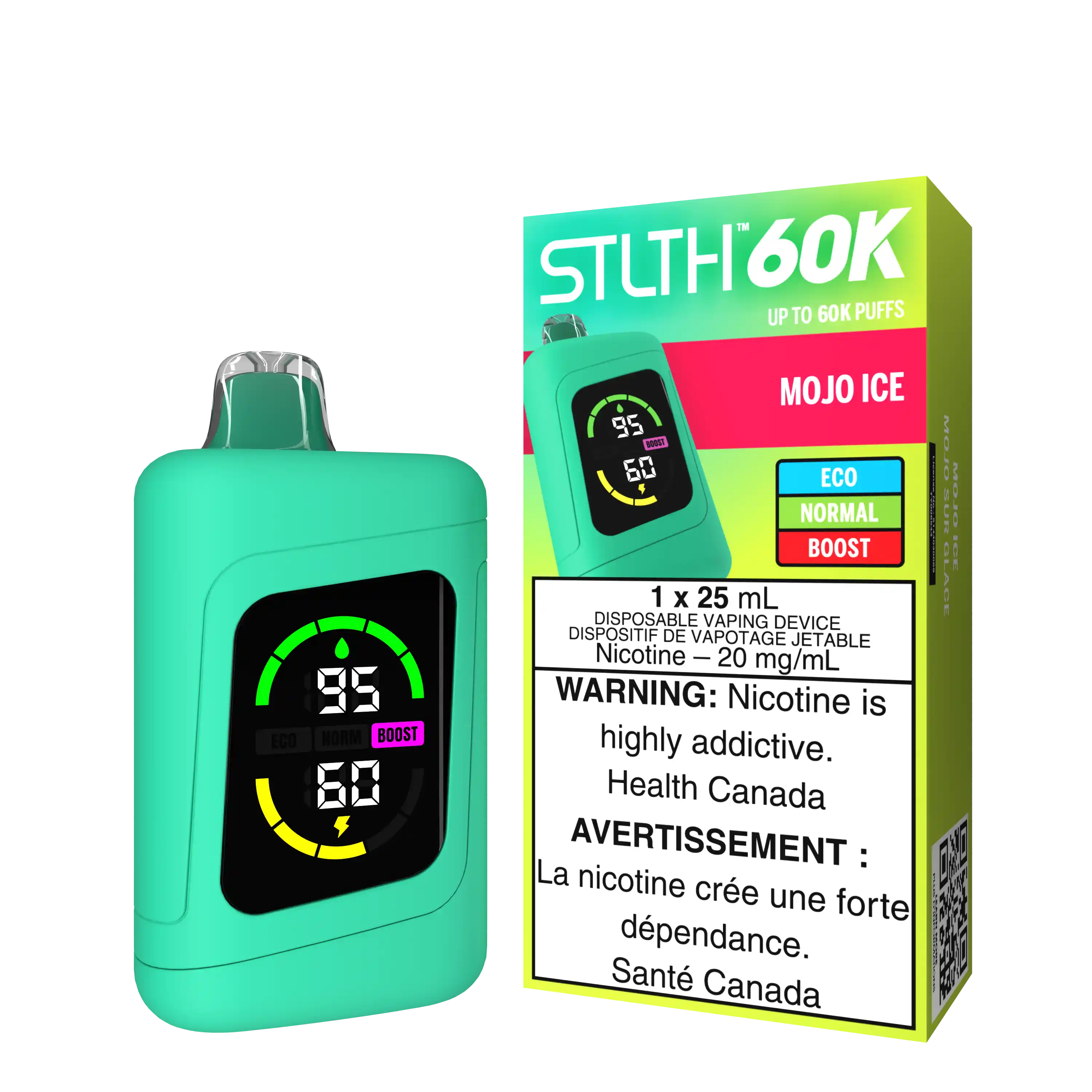 Mojo Ice Stlth 60K - Disposable Vape