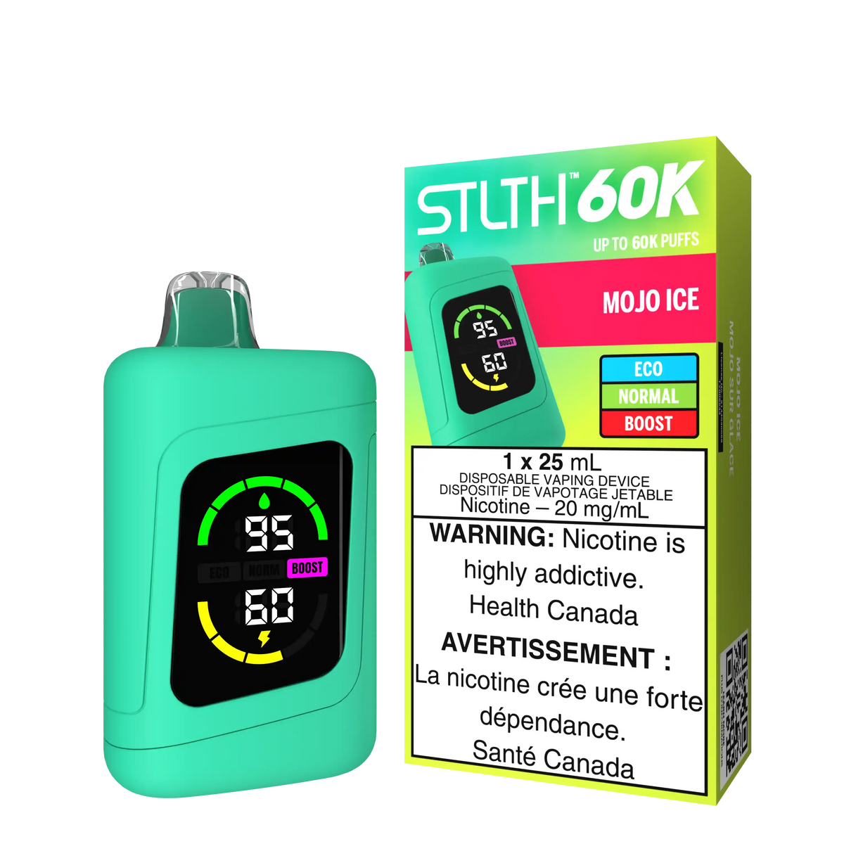 Mojo Ice Stlth 60K - Disposable Vape by STLTH