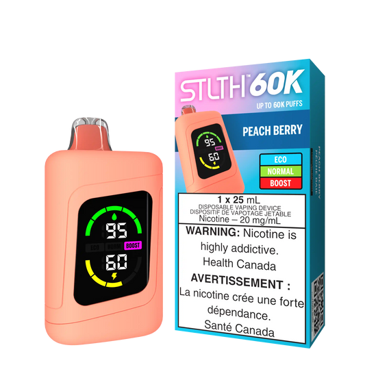 Peach Berry Stlth 60K - Disposable Vape