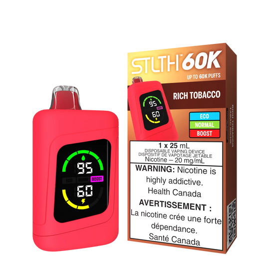 Rich Tobacco Stlth 60K - Disposable Vape