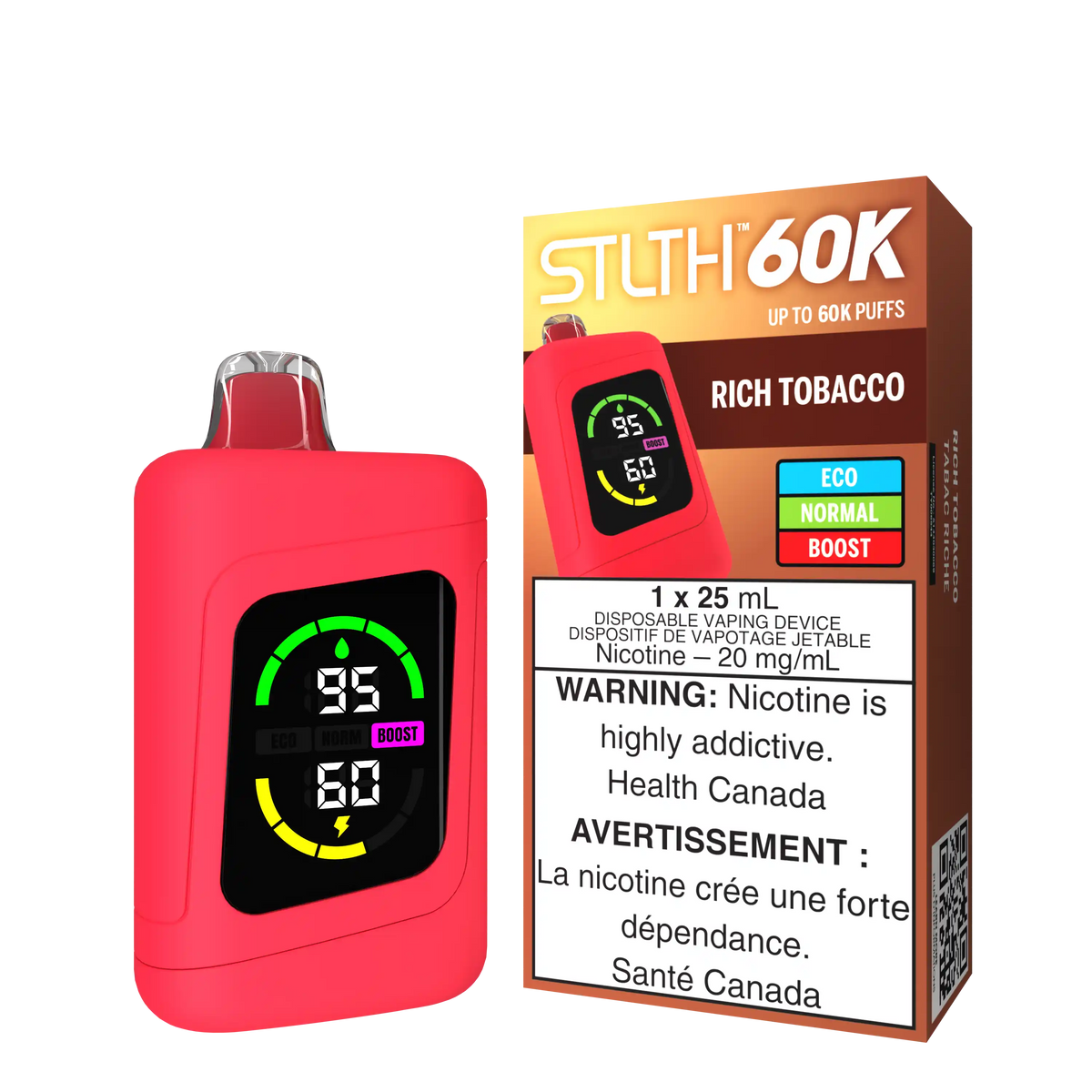 Rich Tobacco Stlth 60K - Disposable Vape by STLTH