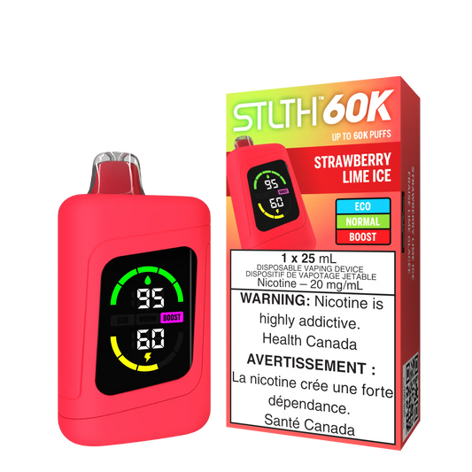 Strawberry Lime Ice Stlth 60K - Disposable Vape