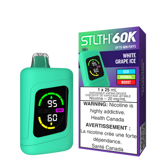 White Grape Ice Stlth 60K - Disposable Vape