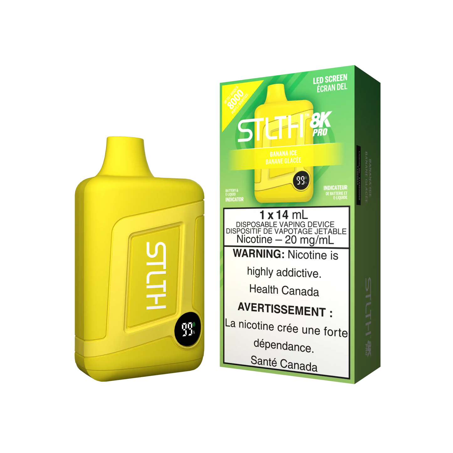 Banana Ice Stlth 8K Pro - Disposable Vape