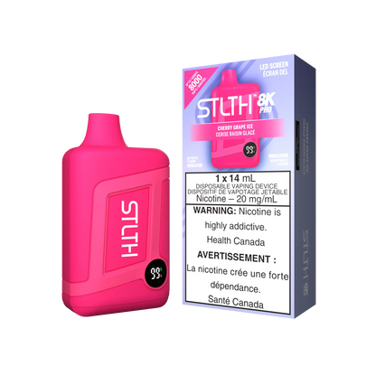 Cherry Grape Ice Stlth 8K Pro - Disposable Vape