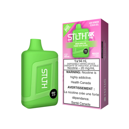 Green Apple Ice Stlth 8K Pro - Disposable Vape