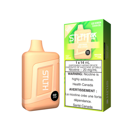 Juicy Peach Stlth 8K Pro - Disposable Vape