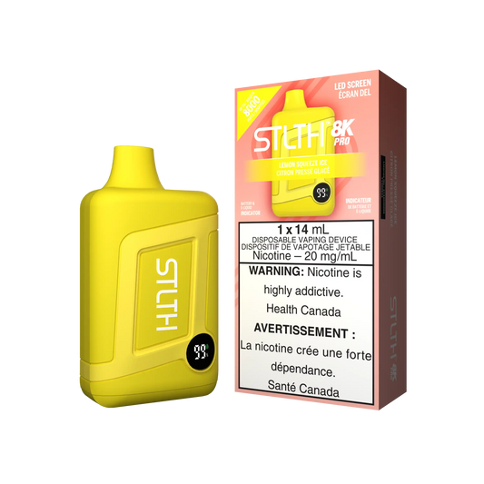 Lemon Squeeze Ice Stlth 8K Pro - Disposable Vape